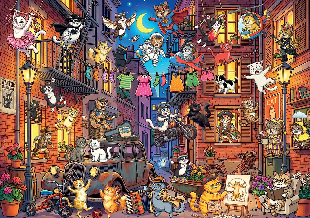 The Cats Street - 1000 Pieces
