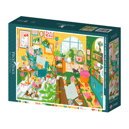 Home Is Where the Cats Are - 1000 Pieces