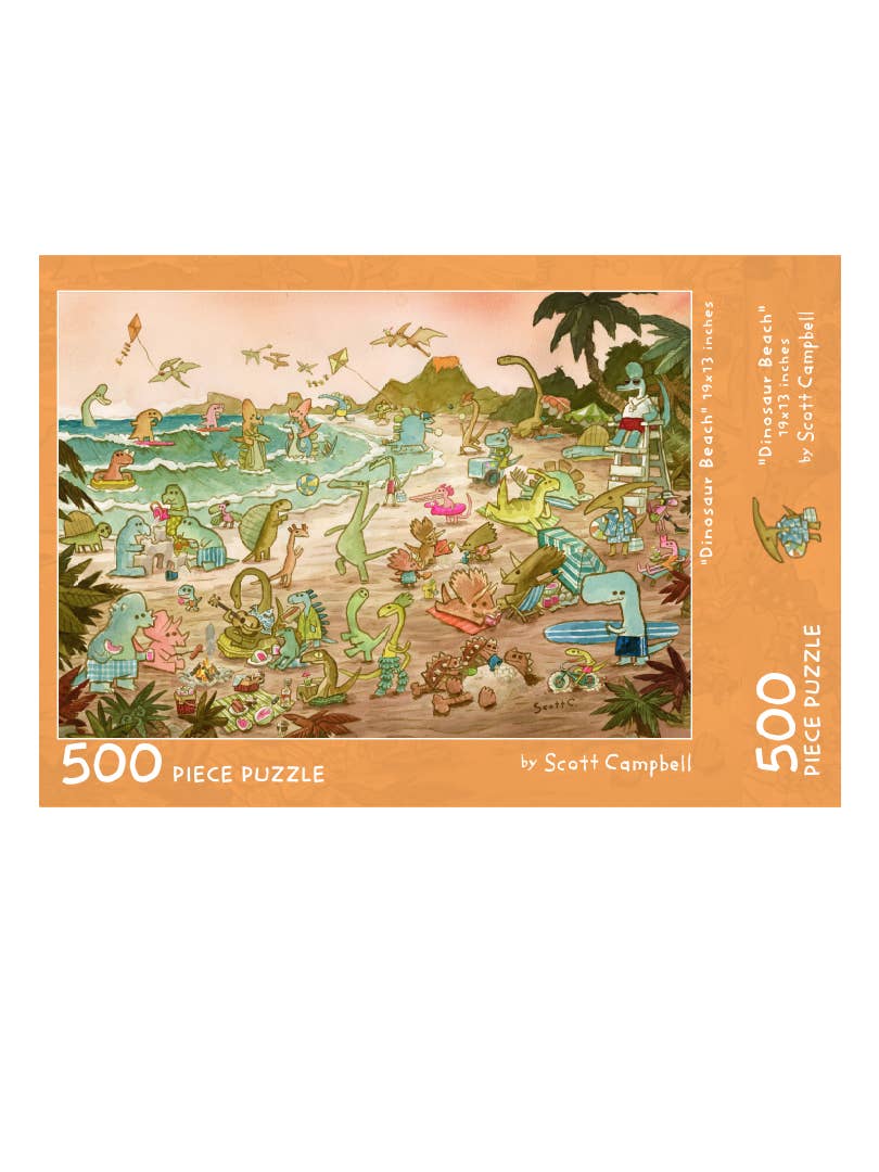Dinosaur Beach - 500 Pieces