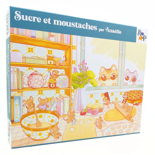 Sucre et Moustaches - 500 Pieces