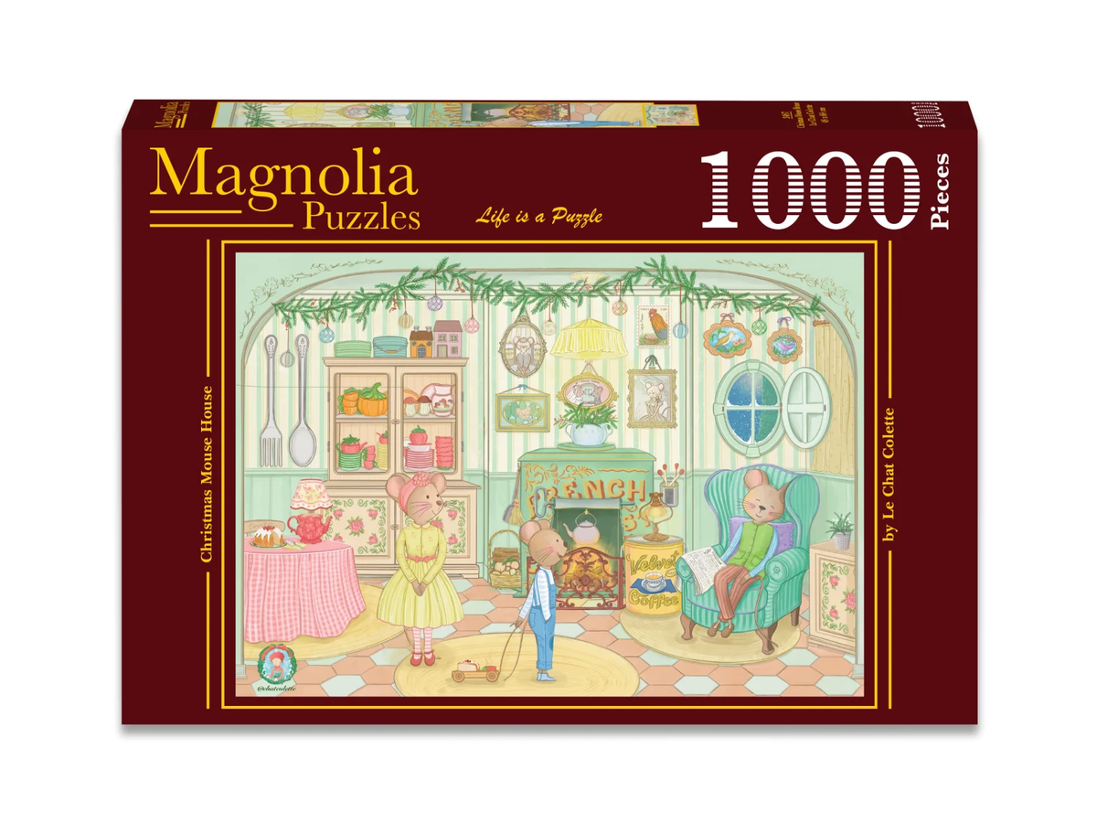 Christmas Mouse House - 1000 Pieces